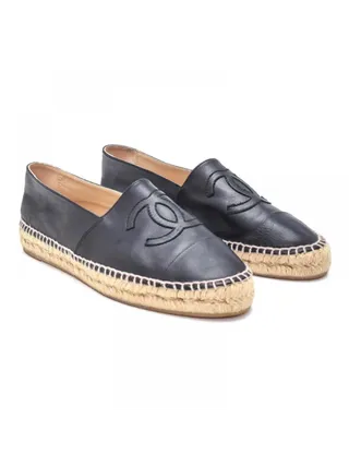 Chanel Ayakkabı Espadrilles Siyah