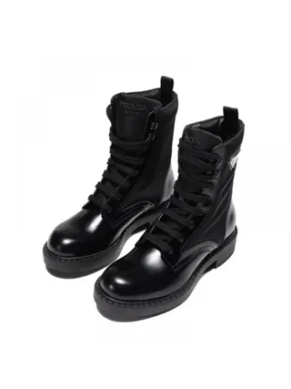 Prada Combat Bot Siyah