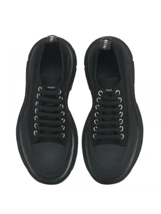 Alexander McQueen Ayakkabı Tread Slick Canvas Sneaker Siyah