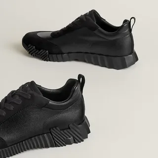 Hermès Bouncing Siyah Deri Sneaker