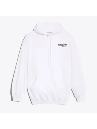Balenciaga Sweatshirt Logo Beyaz