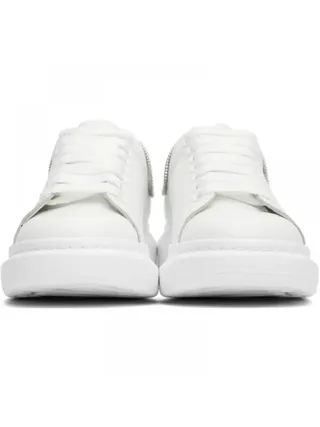 Alexander McQueen Ayakkabı Larry Zip Oversized Sneakers Beyaz