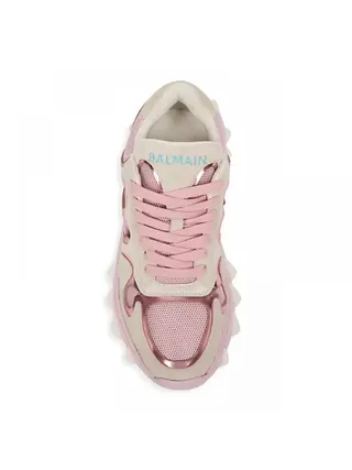 Balmain Ayakkabı B-East Sneakers Blanc rose