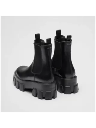 Prada Monolith Ankle Bot Siyah