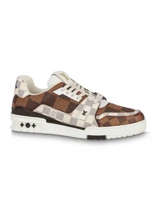 Louis Vuitton Ayakkabı Trainer Damier Kahverengi