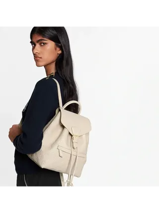 Louis Vuitton Çanta Montsouris Krem