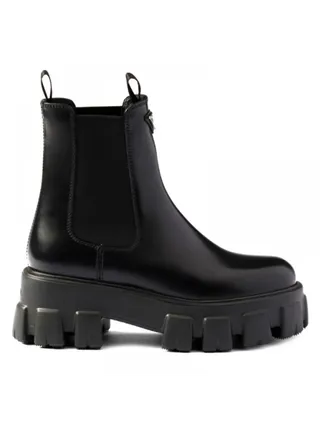 Prada Monolith Chelsea Bot Siyah