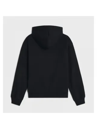 Celine Sweatshirt Kapüşonlu Siyah
