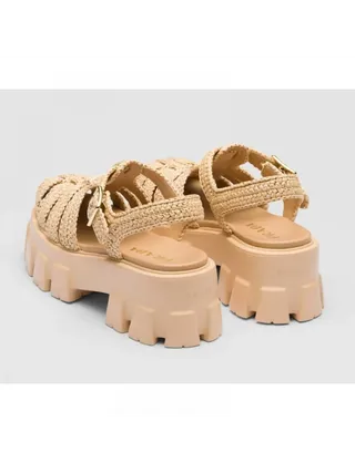 Prada Sandalet Natural