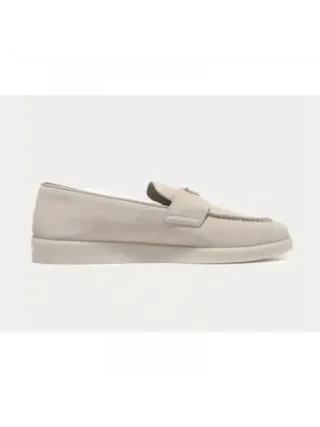 Prada Ayakkabı Süet Loafer Kremrengi