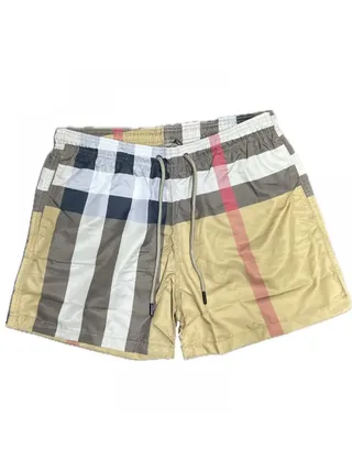 Burberry Mayo Deniz Şortu  Kremrengi