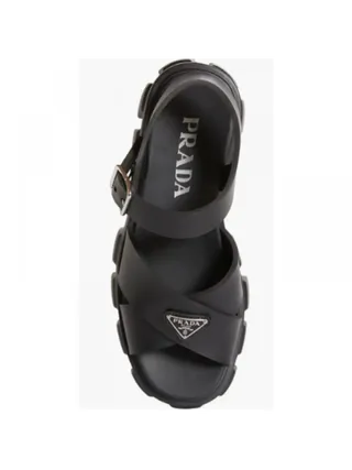 Prada Sandalet Monolith Platform Siyah