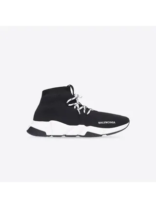 Balenciaga Ayakkabı Speed Lace Up Siyah