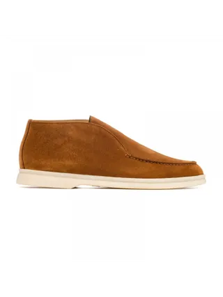 Loro Piana Ayakkabı Open Walk Chukka Kahverengi