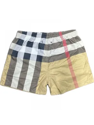 Burberry Mayo Deniz Şortu  Kremrengi