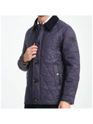Burberry London Kapitone Mont Lacivert