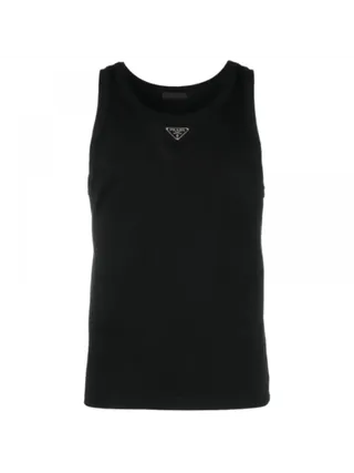 Prada Atlet Plaque Siyah