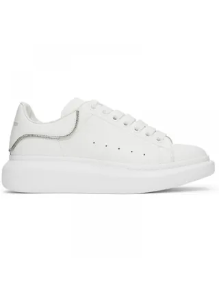 Alexander McQueen Ayakkabı Larry Zip Oversized Sneakers Beyaz
