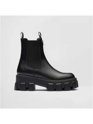 Prada Monolith Ankle Bot Siyah