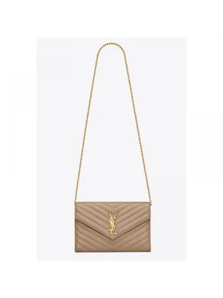 Saint Laurent Cüzdan Cassandre Bej