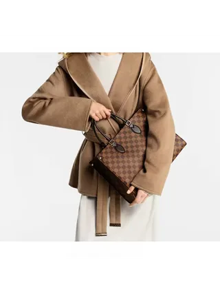 Louis Vuitton Çanta OnTheGo MM Damier Kahverengi