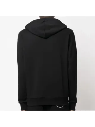 Balmain Paris Logo Kapüşonlu Sweatshirt Siyah