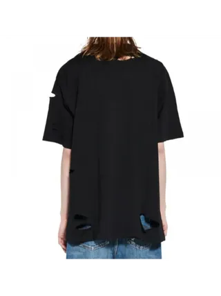 Balenciaga Tişört Caps Siyah