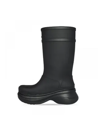 Balenciaga Crocs Çizme Siyah