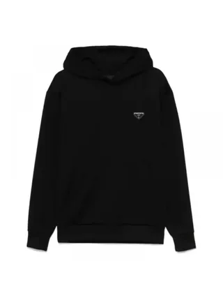 Prada Kapüşonlu Sweatshirt Siyah