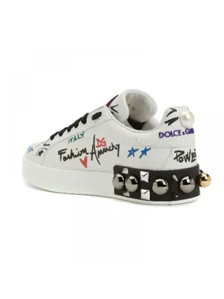 Dolce Gabbana Ayakkabı Portofino Sneakers Beyaz
