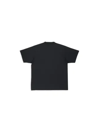 Balenciaga Tişört Caps Siyah