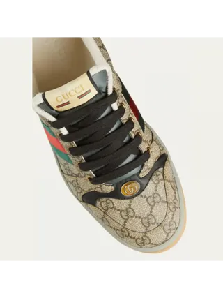 Gucci Ayakkabı GG Screener Canvas Bej