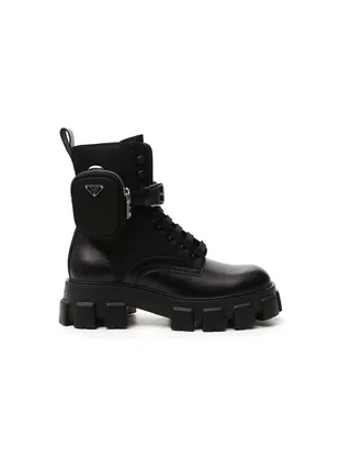 Prada Combat Bot Siyah