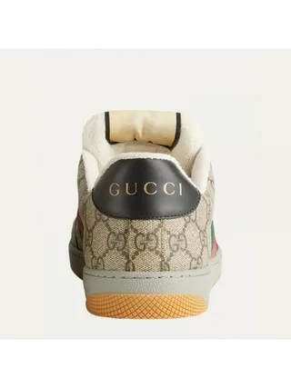Gucci Ayakkabı GG Screener Canvas Bej