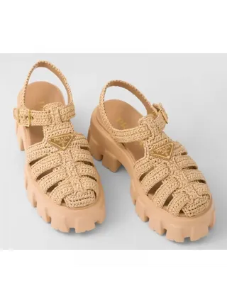 Prada Sandalet Natural