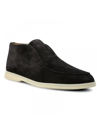 Loro Piana Ayakkabı Open Walk Chukka Siyah