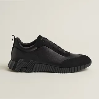 Hermès Bouncing Siyah Deri Sneaker