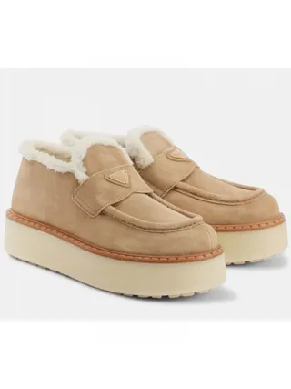 Prada Ayakkabı Evolve Platform Ekru