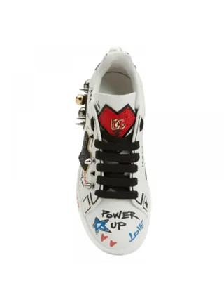 Dolce Gabbana Ayakkabı Portofino Sneakers Beyaz