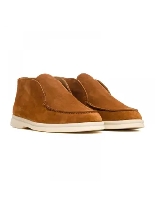 Loro Piana Ayakkabı Open Walk Chukka Kahverengi