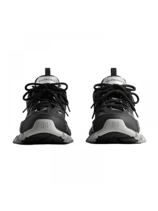 Balenciaga Ayakkabı Track Siyah-Silver