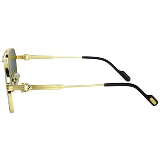Cartier Premiere De Cartier Aviator Güneş Gözlüğü Gold
