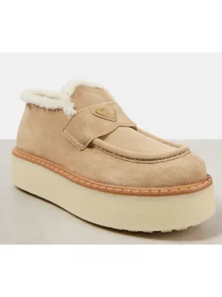 Prada Ayakkabı Evolve Platform Ekru