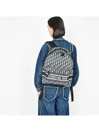 Dior Çanta Diortravel Backpack Lacivert