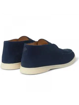 Loro Piana Ayakkabı Open Walk Chukka Lacivert