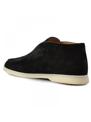 Loro Piana Ayakkabı Open Walk Chukka Siyah