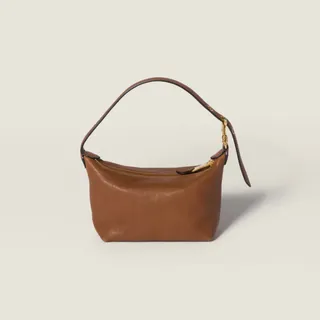 Miu Miu Spirit Nappa Deri Mini Portföy Çanta - Taba