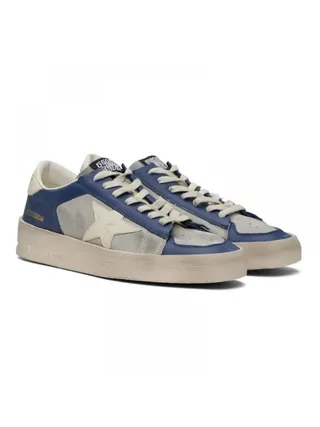 Golden Goose Ayakkabı Stardan Gri-Mavi