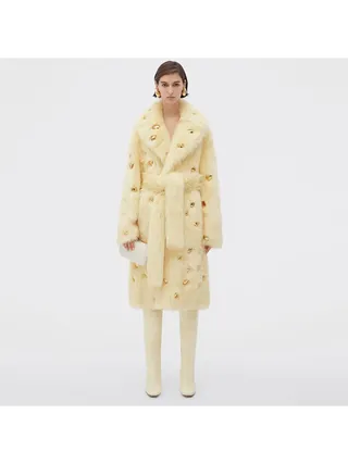 Bottega Veneta Çanta Knot Minaudiere Beyaz