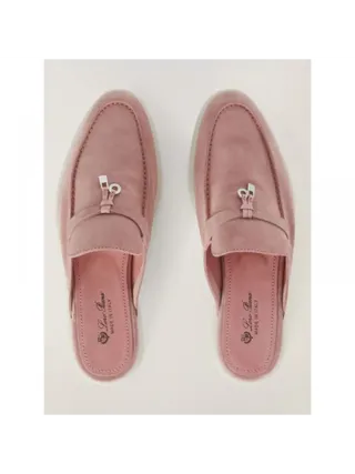 Loro Piana Terlik Loafer Pembe